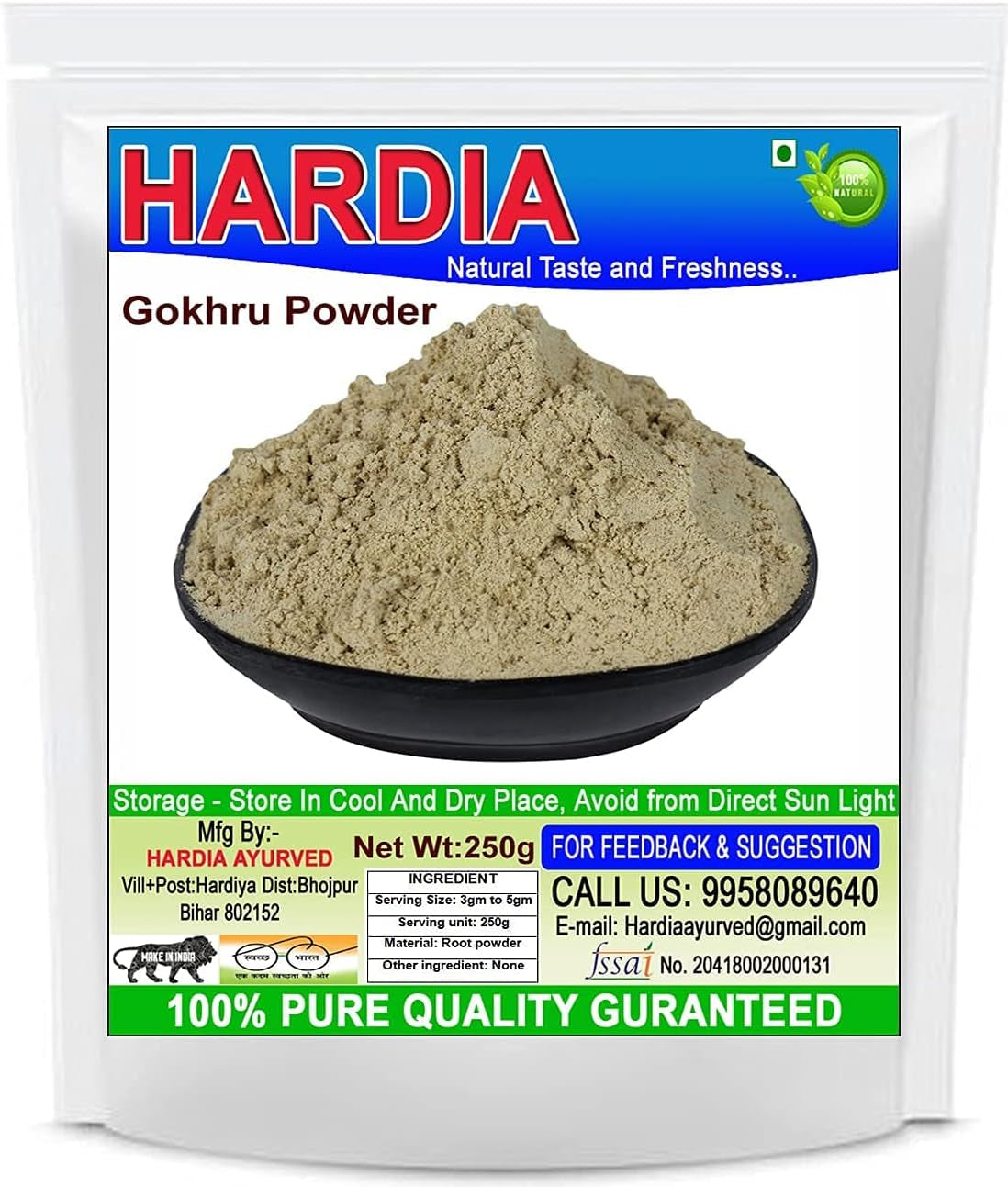 SPEC Hardia Gokhru Powder 250Gm