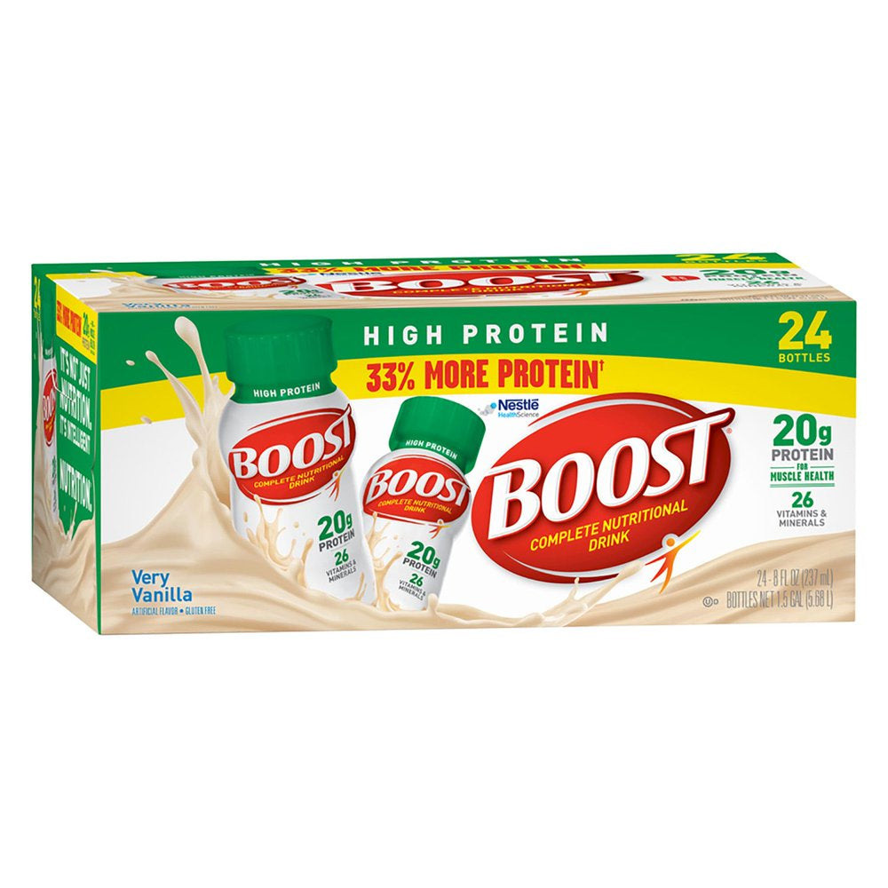 BOOST High Protein Drink, Vanilla (24 Pk.)