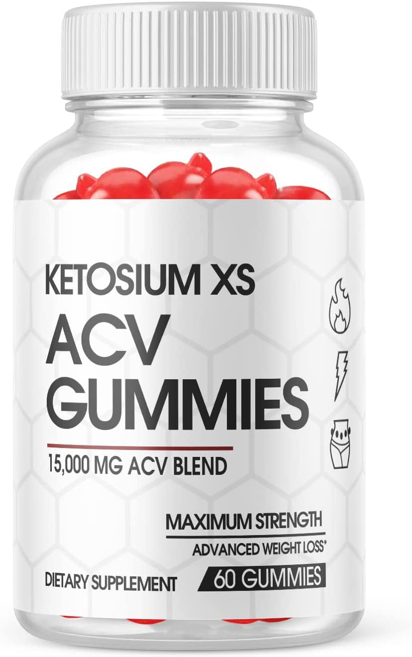 (1 Pack) Ketosium XS ACV Gummies - Supplement for Weight Loss - Energy & Focus Boosting Dietary Supplements for Weight Management & Metabolism - Fat Burn - 60 Gummies