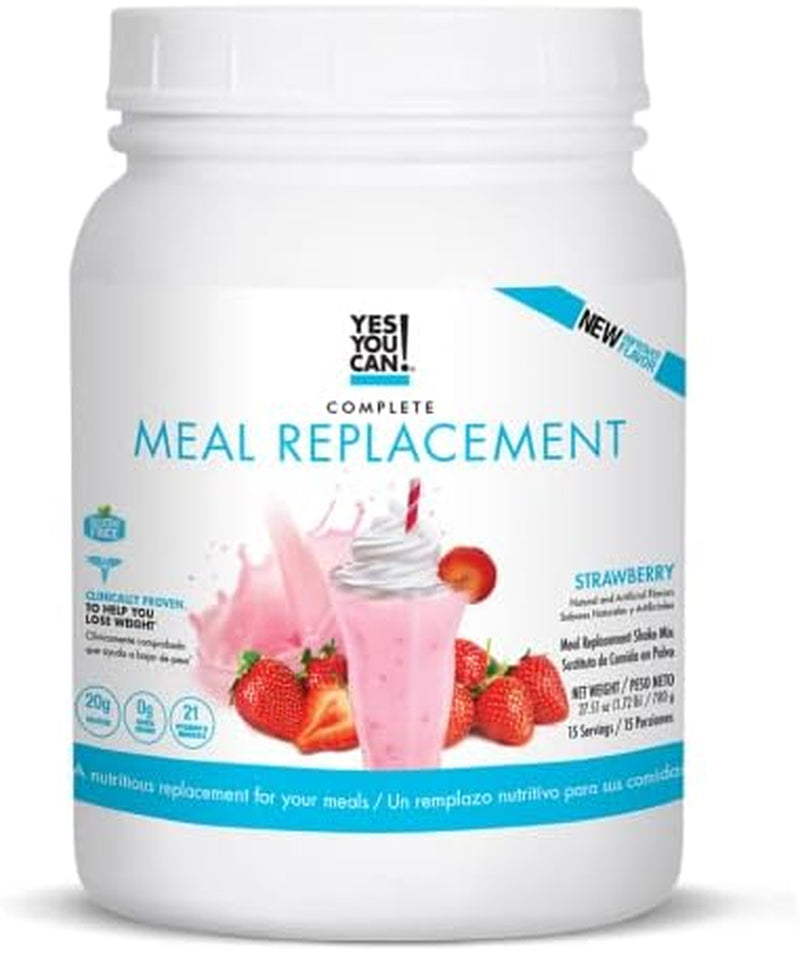 Yes You Can! Detox plus Kit (Meal Replacement Strawberry, Aloe Vera Hibiscus) - Complete Meal Replacement Powder, High Energy Shake Booster, Aloe Vera Detox Supplement, Health Transformation