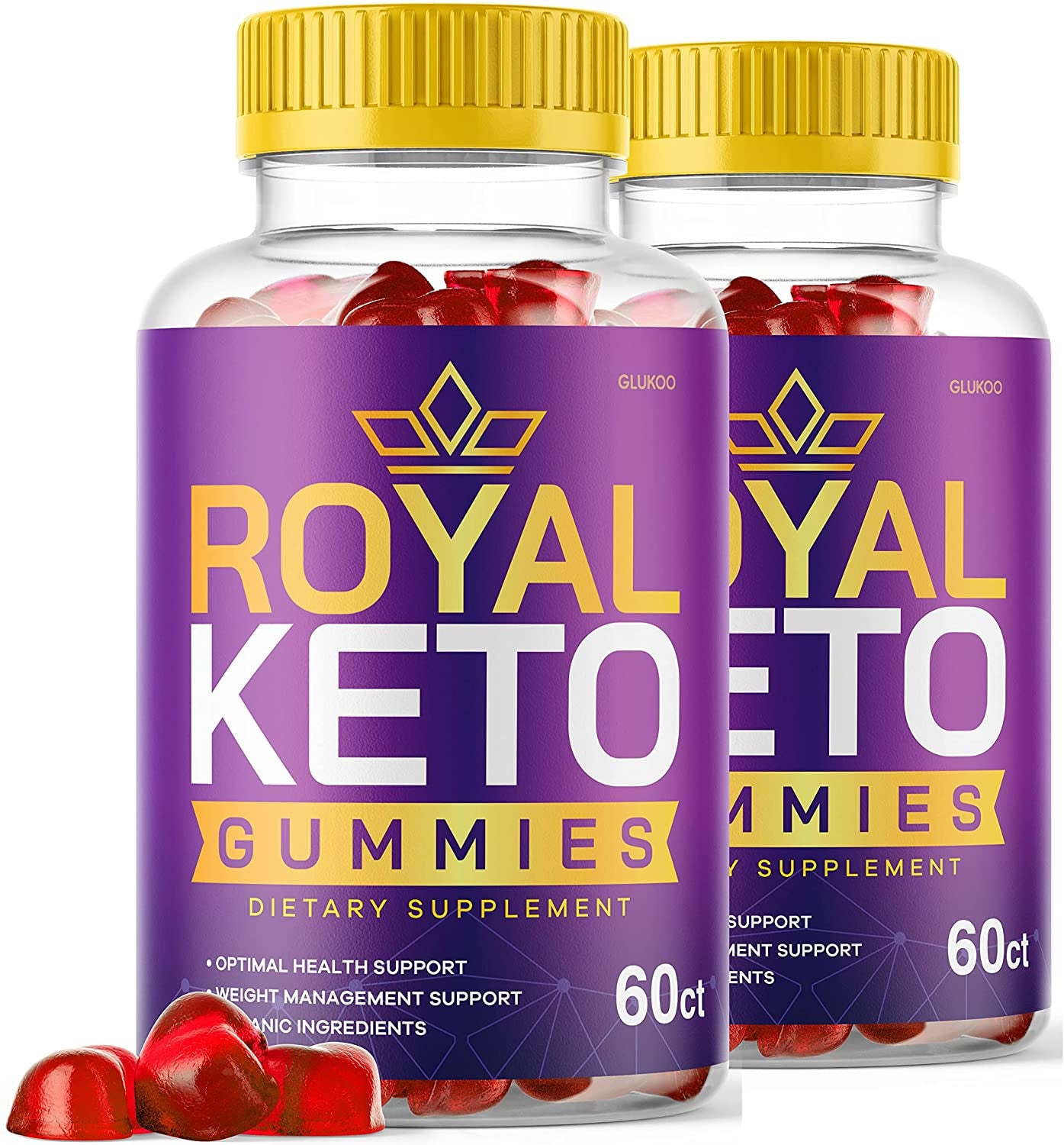 (2 Pack) Royal Keto ACV Gummies - New Advance Formula Royalketo Apple Cider Vinegar Gummys, Advanced Royalgummies Max for Health, Royalgummys, Gummy S for 60 Days