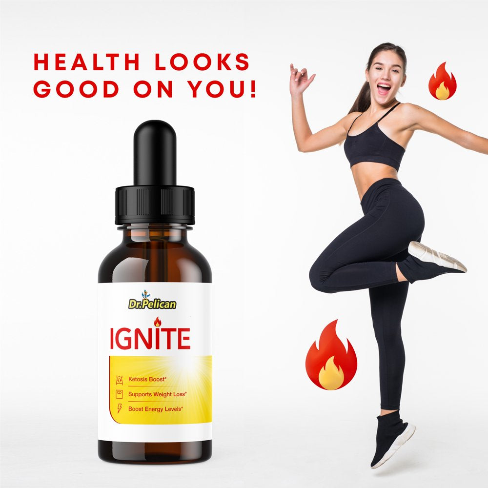 Ignite Sunrise Drops-Ketosis/Weight Loss/Diet/Energy-60Ml (2Fl Oz)- Dr. Pelican