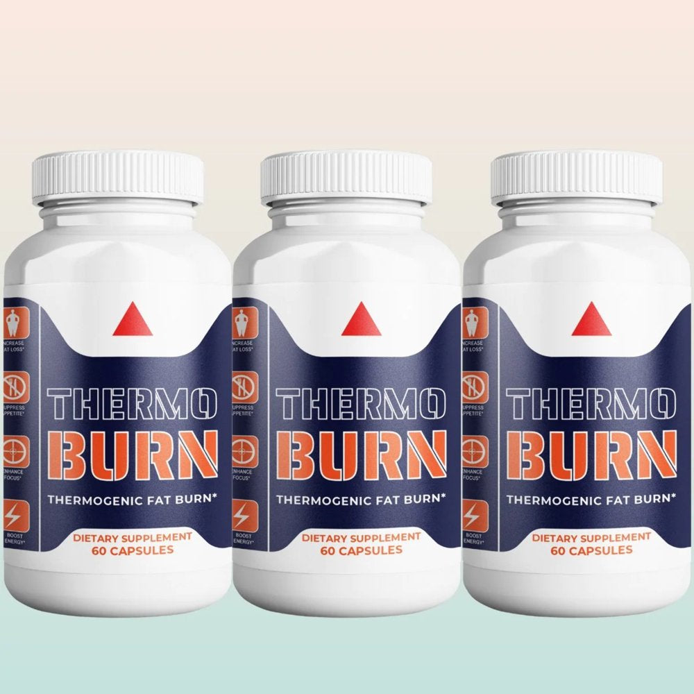 Fat Burner Thermogenic Weight Loss Supplement - Appetite Suppressant Energy Booster - Fat Burning Keto-Friendly - 60 Natural Diet Pills | 3-Pack