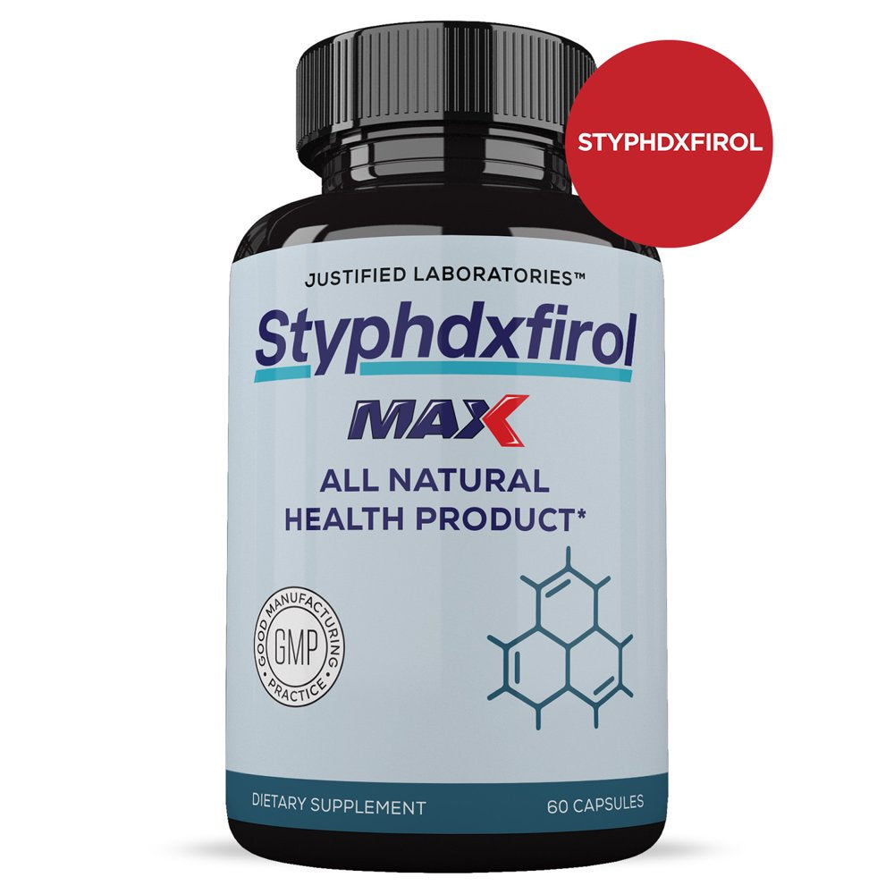 (2 Pack) Styphdxfirol Max 1600MG Advanced Men'S Heath Performance Formula Pills 120 Capsules