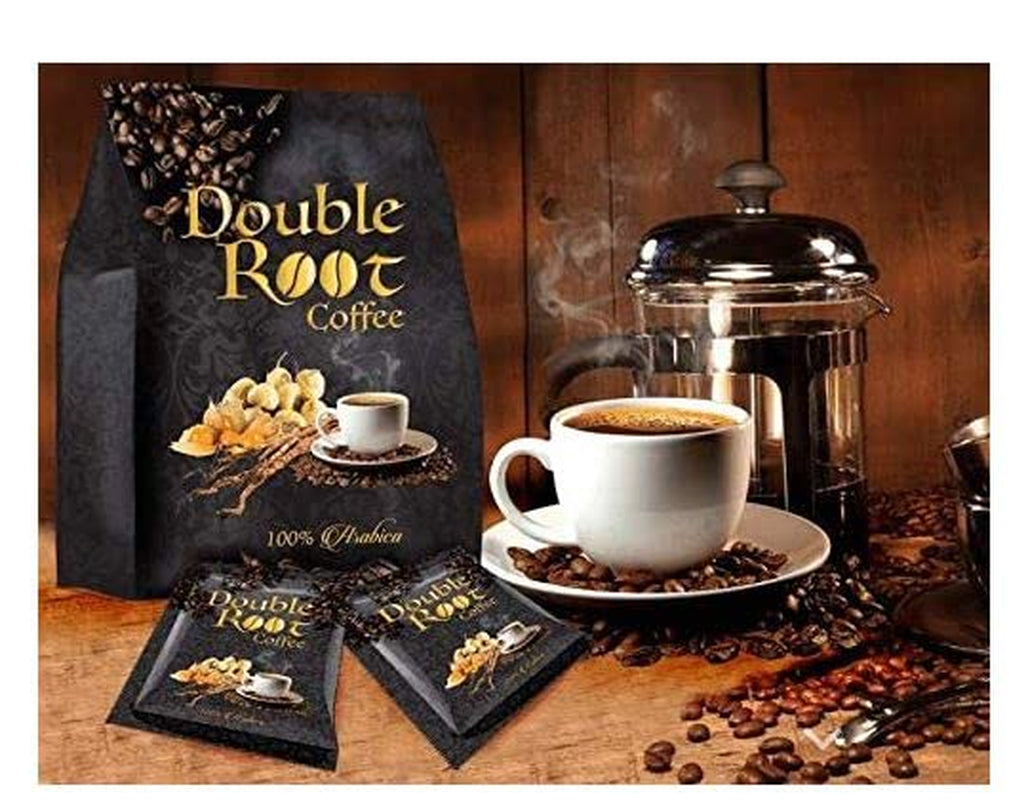 Superlife Double Root Coffee|Tongkat Ali, Maca Root, Manpower Energy Enhancement Instant Coffee, 6 Count (Pack of 1)