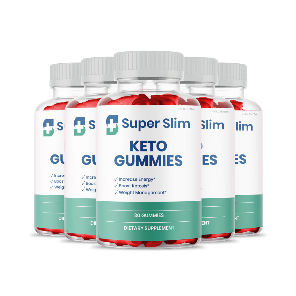 Super Slim Keto Gummies, Official Maximum Strength Apple Cider Vinegar 5 Month Supply (5 Pack)