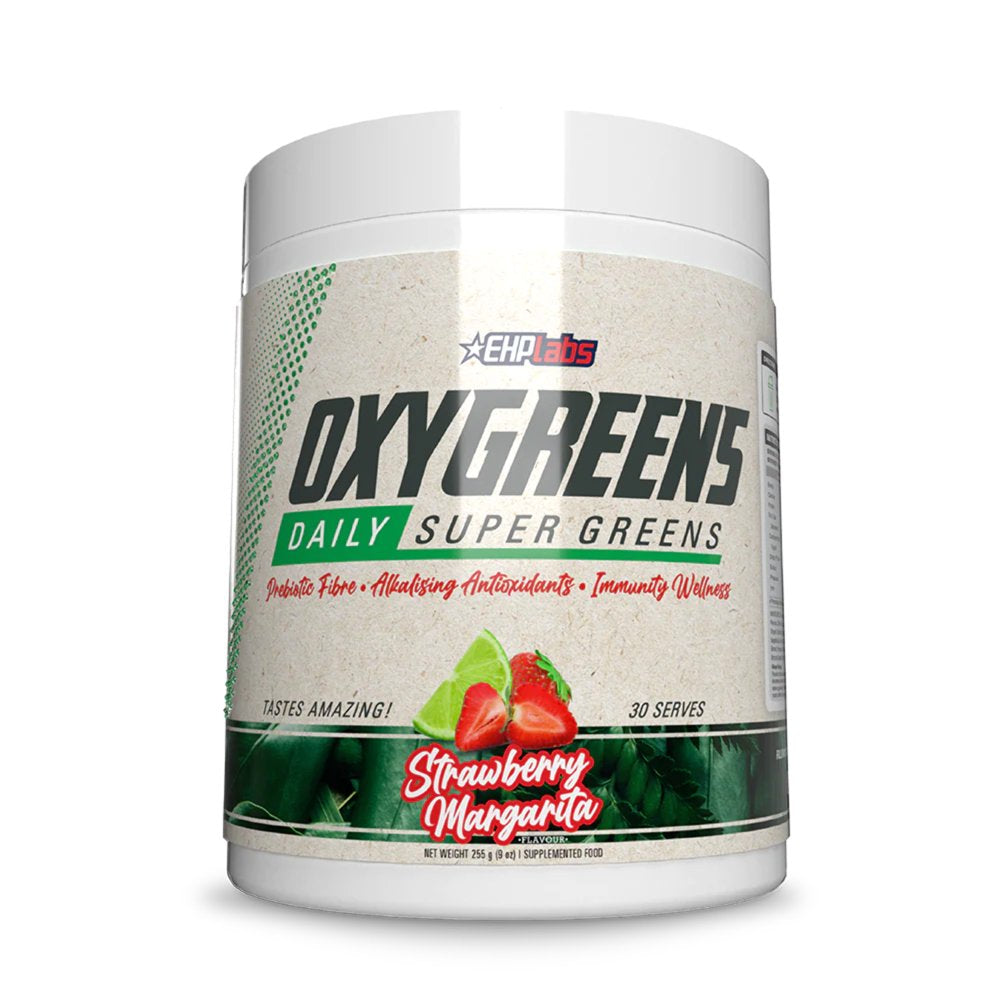 Ehplabs Oxygreens Super Greens Powder - Spirulina & Chlorella Superfood, Green Juice Powder & Greens Supplements with Prebiotic Fibre, Antioxidants & Immunity Support, 30 Serves (Forest Berries)