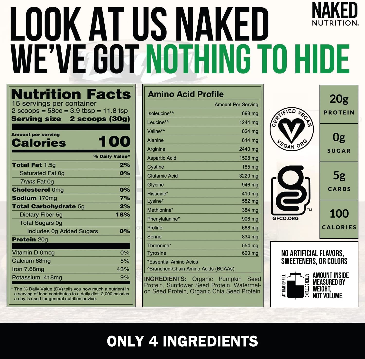 Vegan Protein Bundle: Naked Seed and 1LB Naked Rice