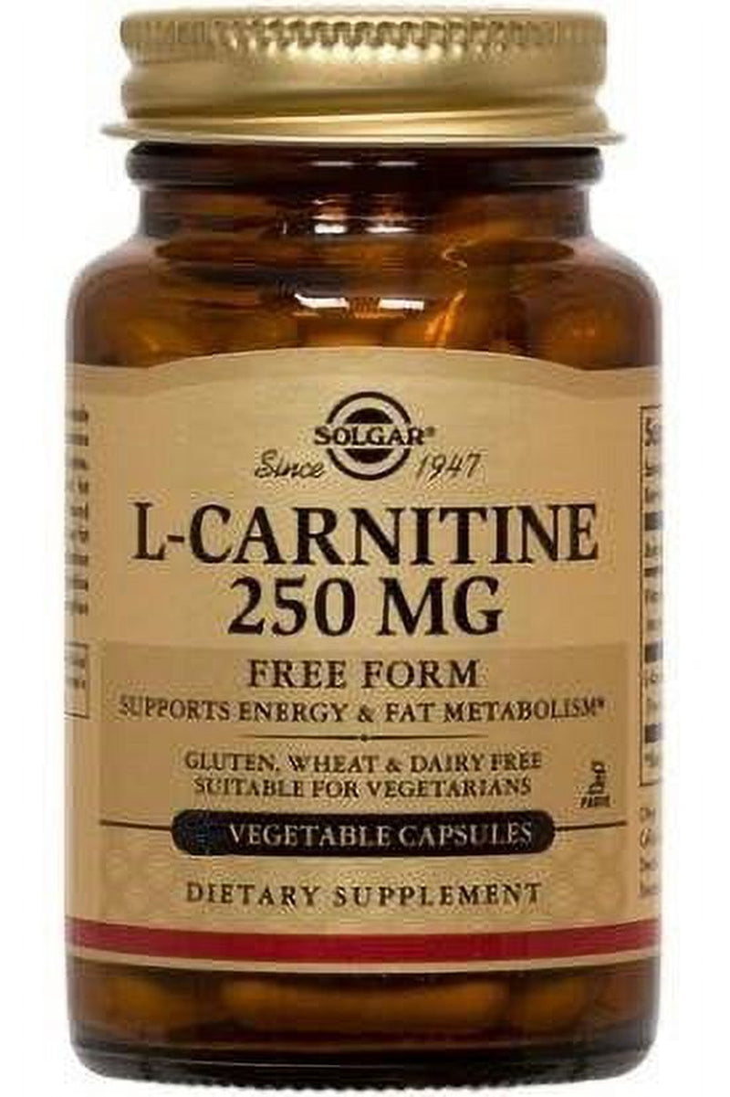 Solgar L-Carnitine 250 Mg - 90 Vegetable Capsules