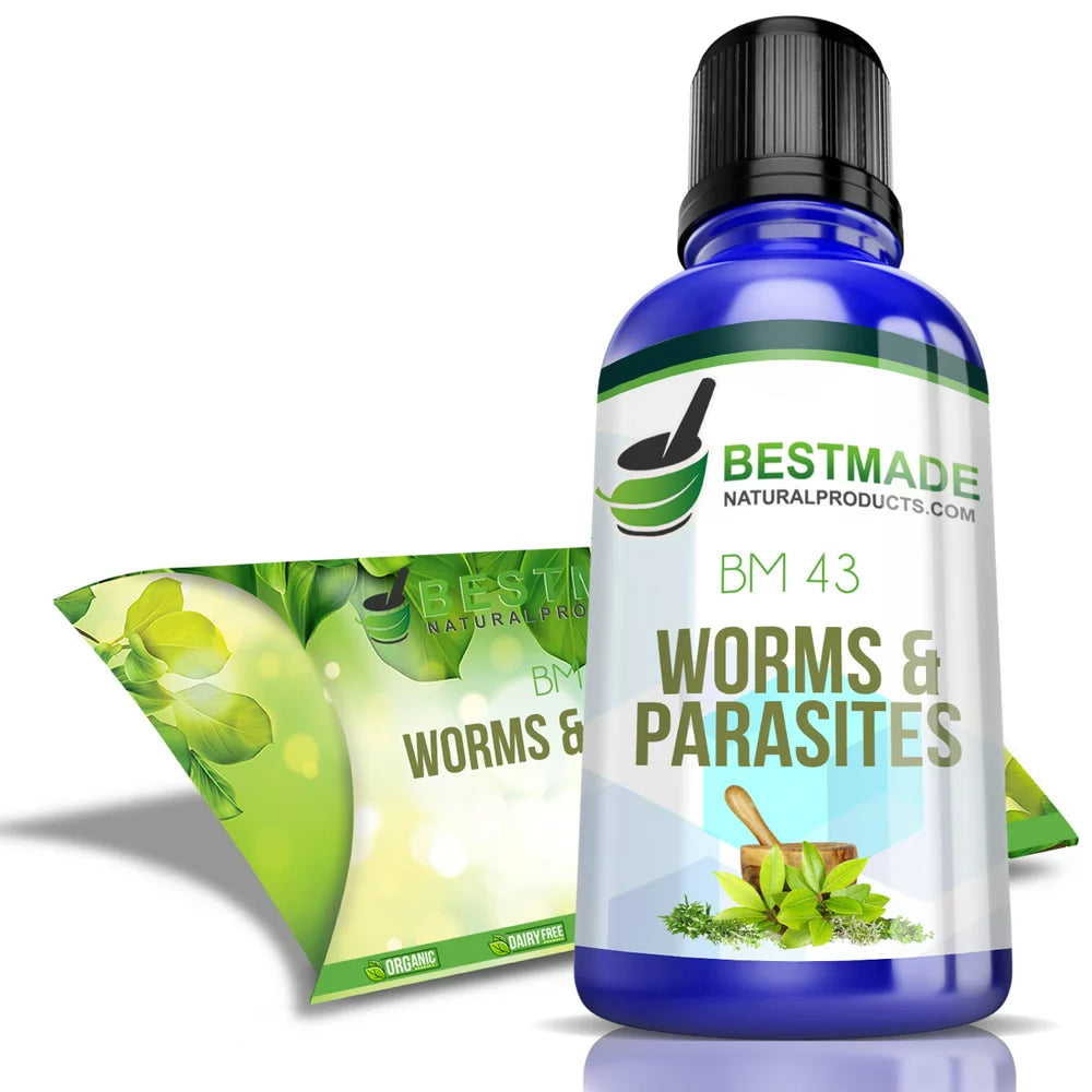 Worms and Parasites Remedy for Humans BM43, 30Ml - Bestmade Natural Products