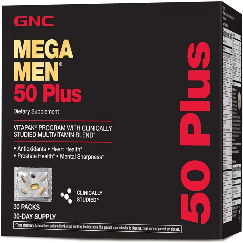 GNC Mega Men 50 plus Vitapak Program