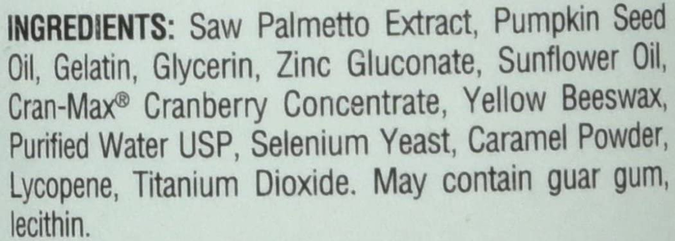 Saw Palmetto Prostate Health Complex with Zinc, Lycopene and Pumpkin Seed, 250 Softgels