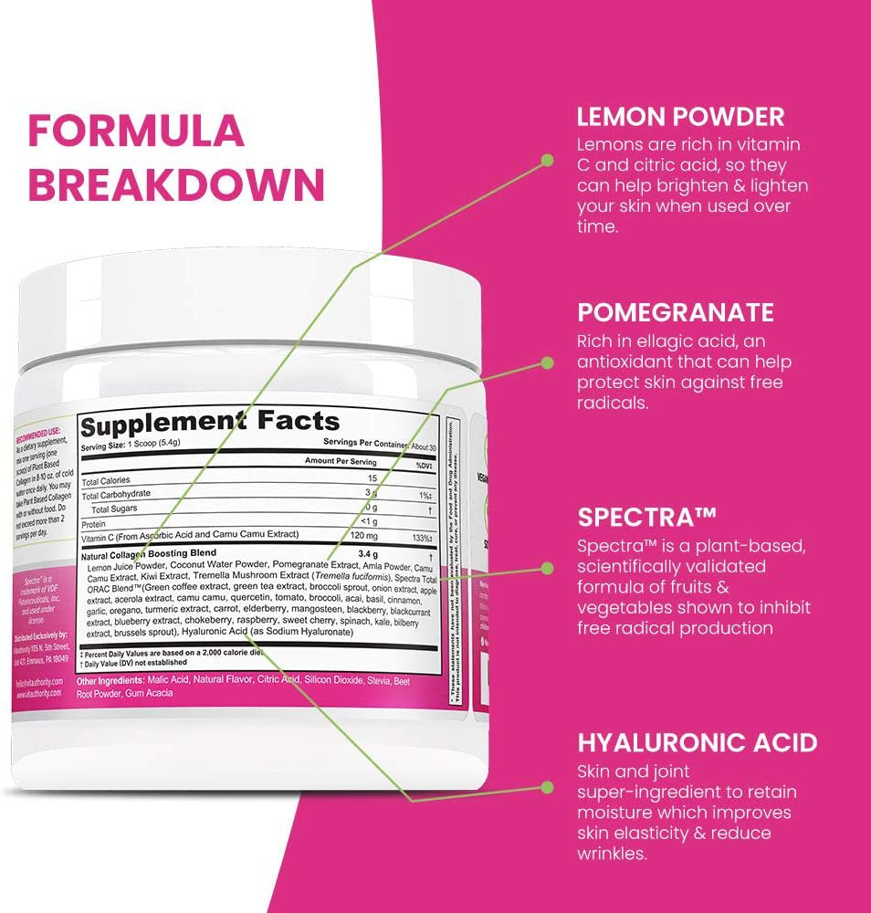 Vegan Collagen Powder with Hyaluronic Acid & Camu Camu