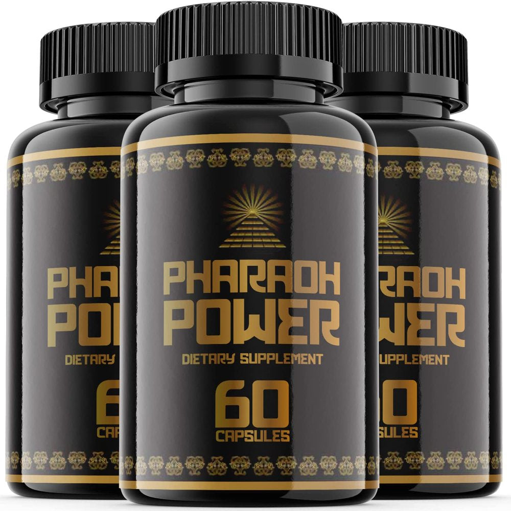 (3 Pack) Pharaoh Power - Dietary Supplement - 180 Capsules