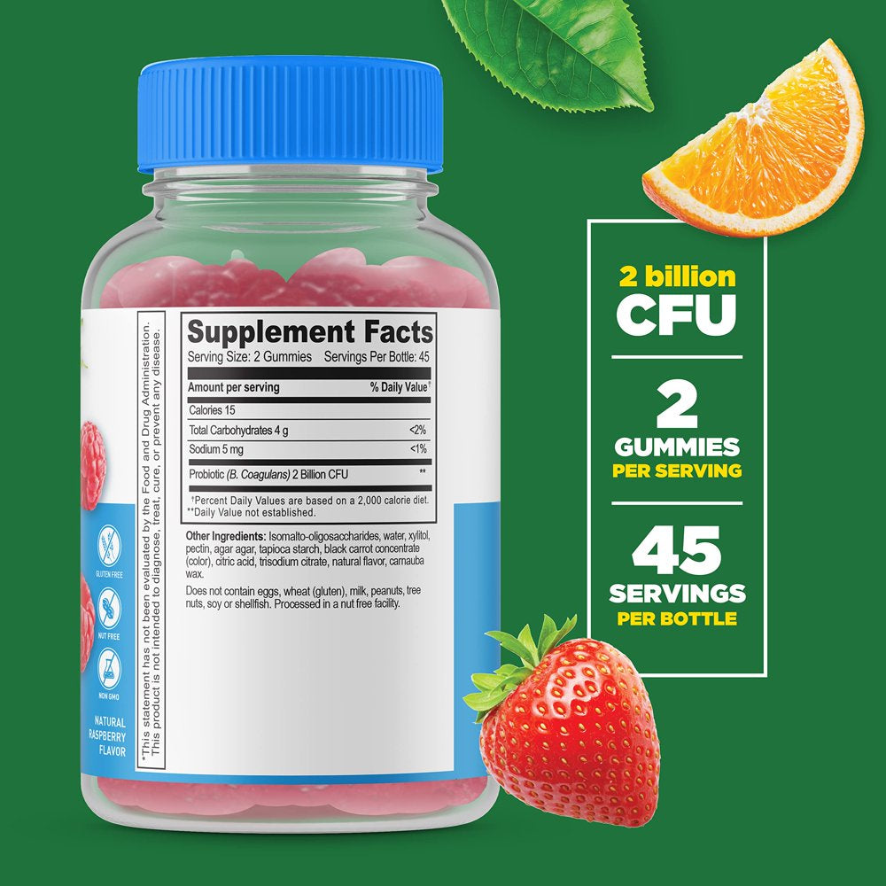 Lifeable Sugar Free Probiotics - 2 Billion CFU – 90 Gummies