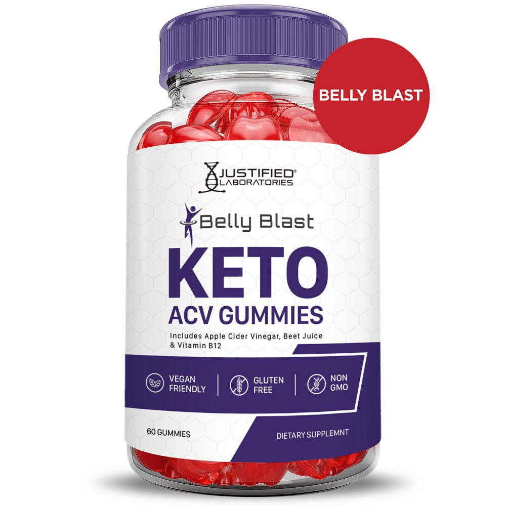 (2 Pack) Belly Blast Keto ACV Gummies 1000MG Dietary Supplement 120 Gummys