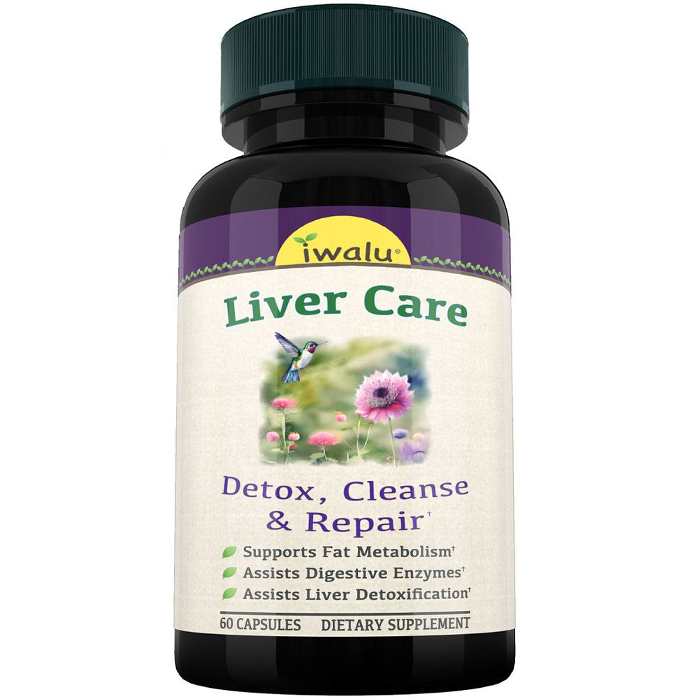 Liver Cleanse Detox & Repair Formula - Herbal Liver Cleanse Support Supplement with Milk Thistle Dandelion Root Turmeric Curcumin & Artichoke Extract, Dr Recommended Complex, Renew Liver Health, 60 CT