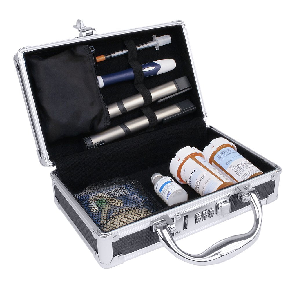 Vaultz Locking Medicine Case by Ideastream Consumer Products - Safe and Secure Pill Organizer, VZ00361