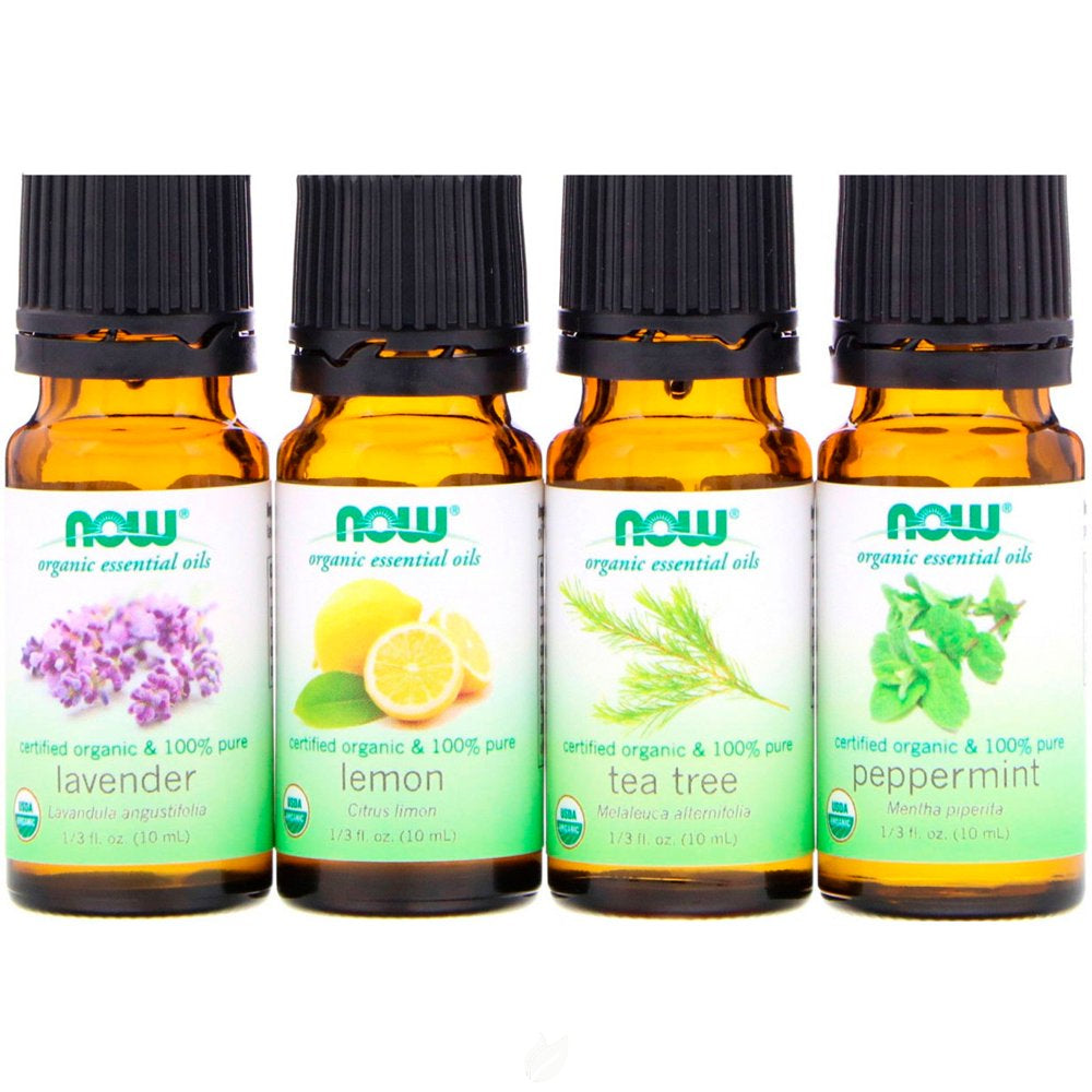 NOW Essential Oils Organic Essential Oil Kit