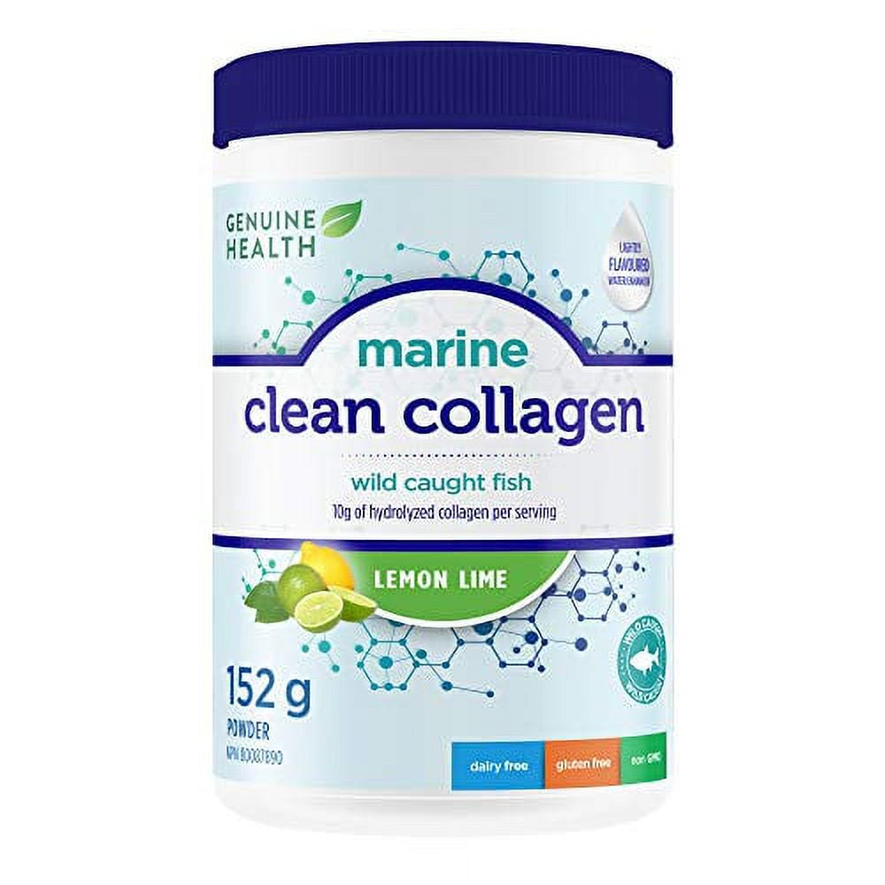 GENUINE HEALTH Clean Collagen Marine Lemon Lime, 152 GR