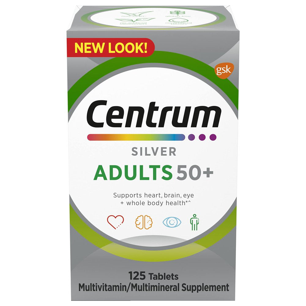 Centrum Silver Multivitamin for Adults 50 Plus,125 Count