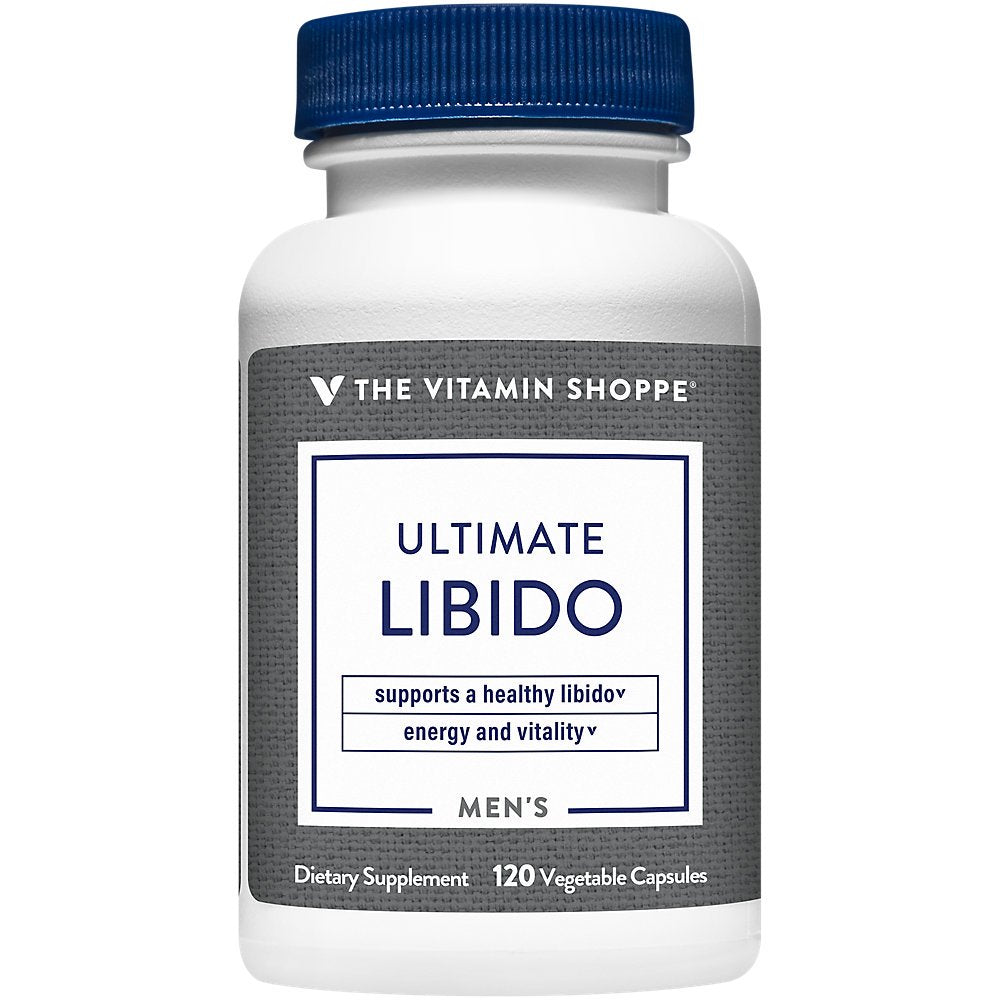 The Vitamin Shoppe Ultimate Libido - Supports Healthy Libido with 1,000Mg L-Citrulline, 500Mg Horny Goat Weed Extract, & 500Mg Tribulus Terrestris Extract (120 Veggie Capsules)