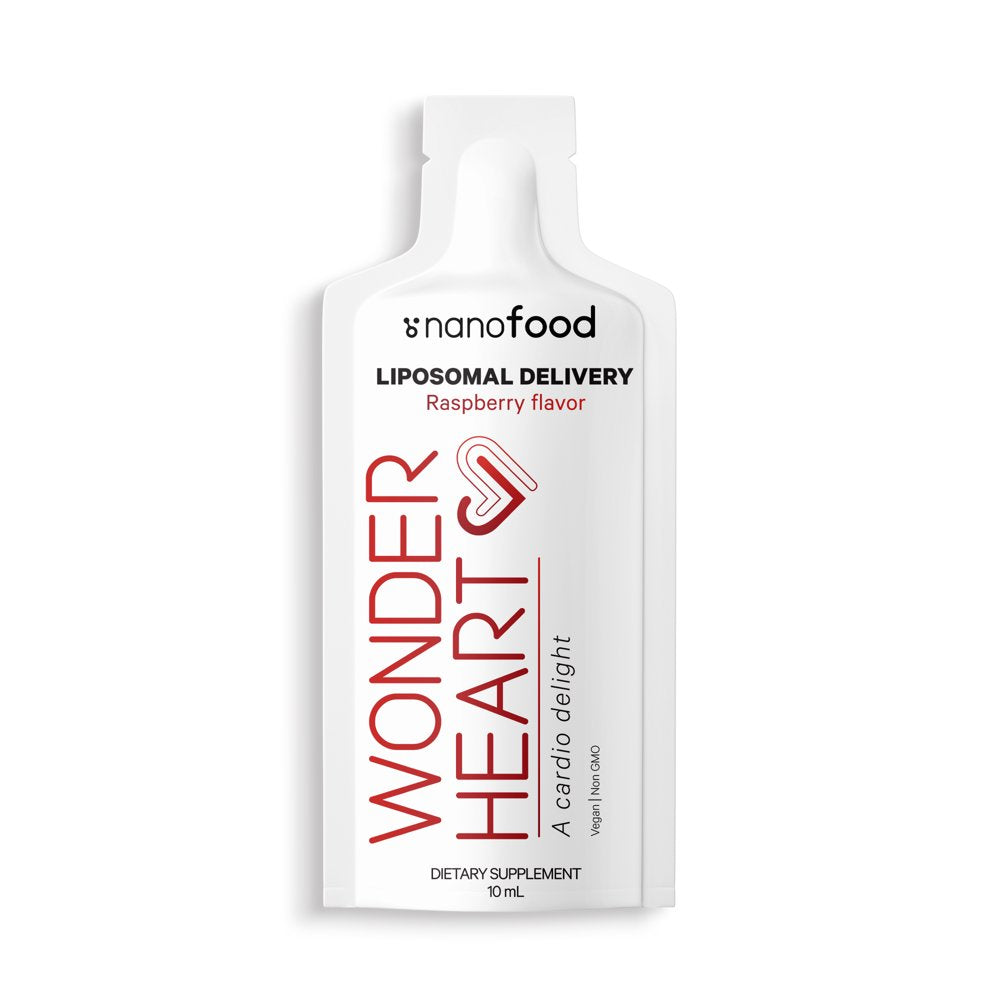 Codeage Nanofood Wonder Heart Liquid Coq10 Liposomal Ubiquinone Supplement, Phosphatidylcholine, 30 Pouches