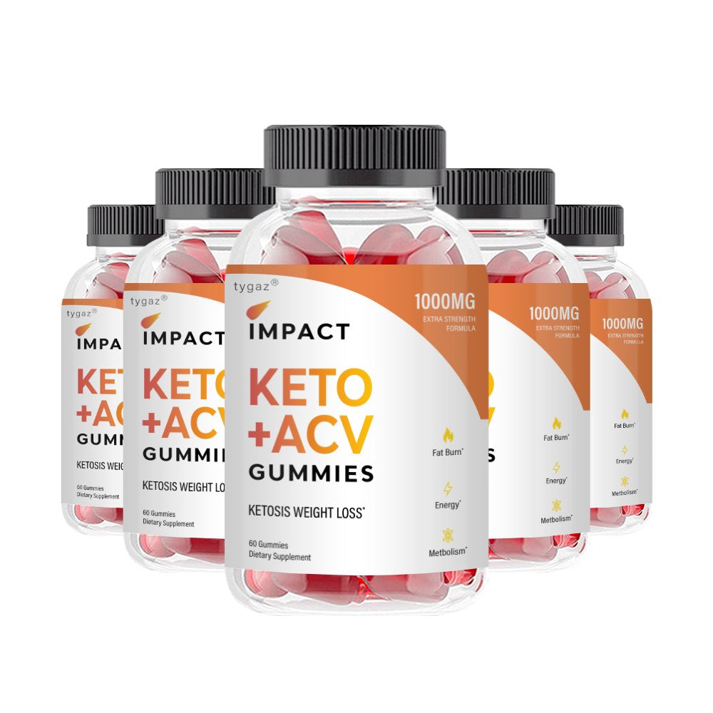 (5 Pack) Impact Keto - Impact Keto+Acv Gummies