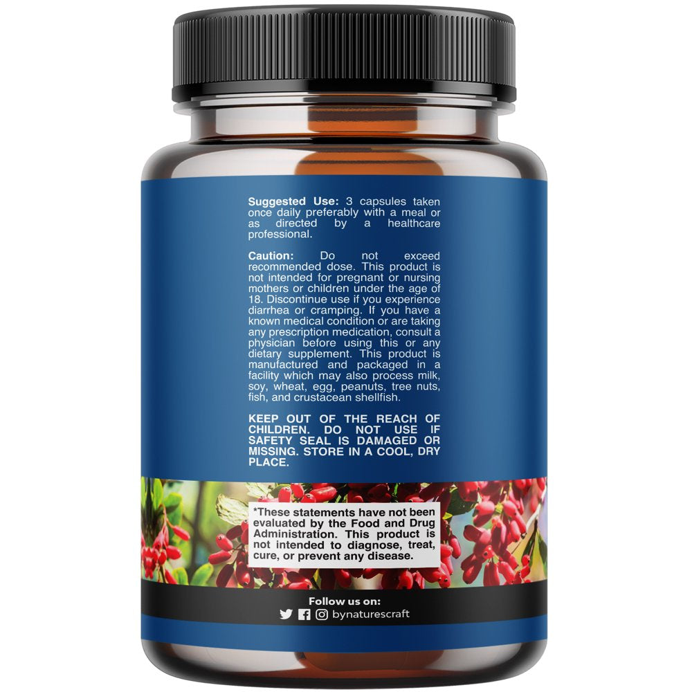 Balancing Berberine 1200Mg per Serving Antioxidant Supplement - Berberine Complex with Bitter Melon and Banaba Leaf Extract for Heart Health and Immune Support- Berberine Supplement