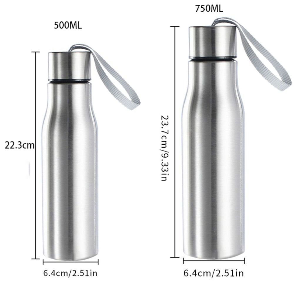 Unbreakable Solid Large Capacity Bicycle Outdoors Frosting Gift Cup High Temperature Resistance Beer Bottle Water Bottle Cup Water Cup 750ML