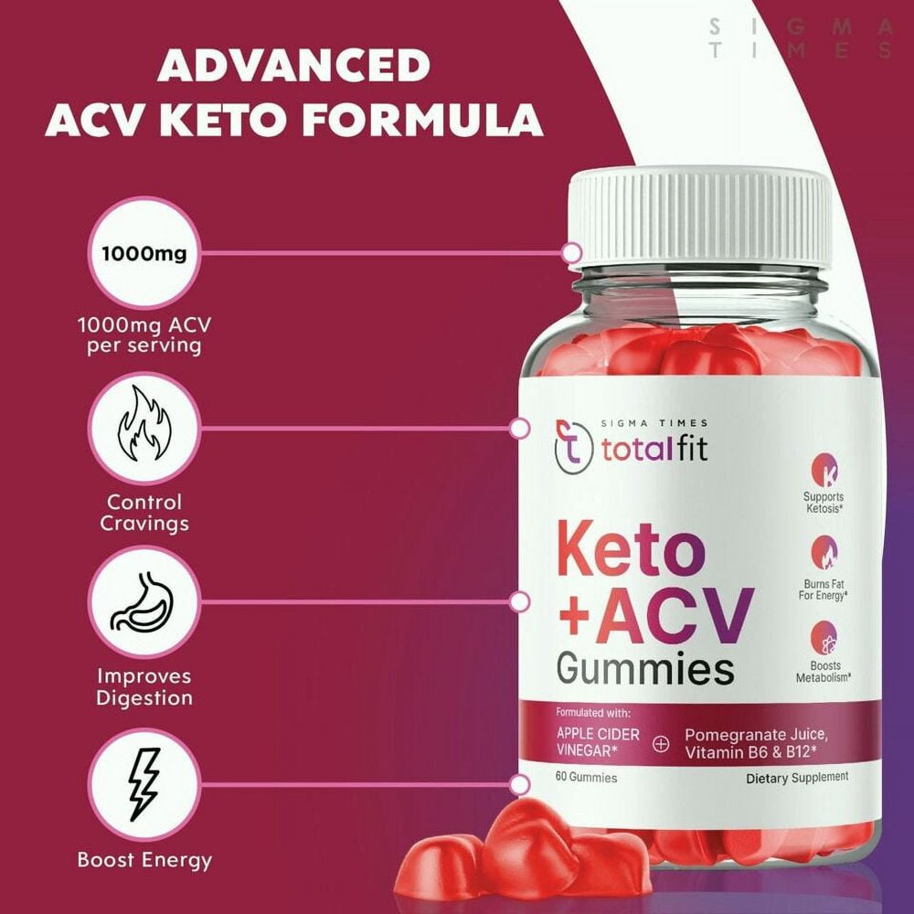 Keto + ACV Advanced Weight Loss Gummies to Lose Belly Fat 60 Count