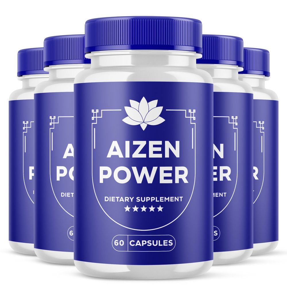 (5 Pack) Aizen Power - Dietary Supplement - 300 Capsules