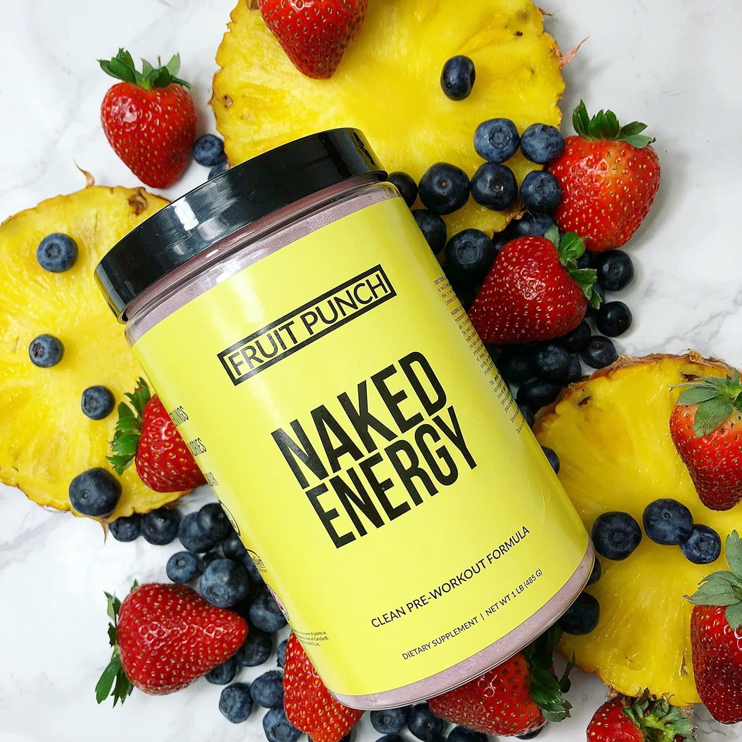 Vegan Energy and Performance Bundle: Naked Fruit Punch Energy and Naked BCAAS Amino Acids Powder