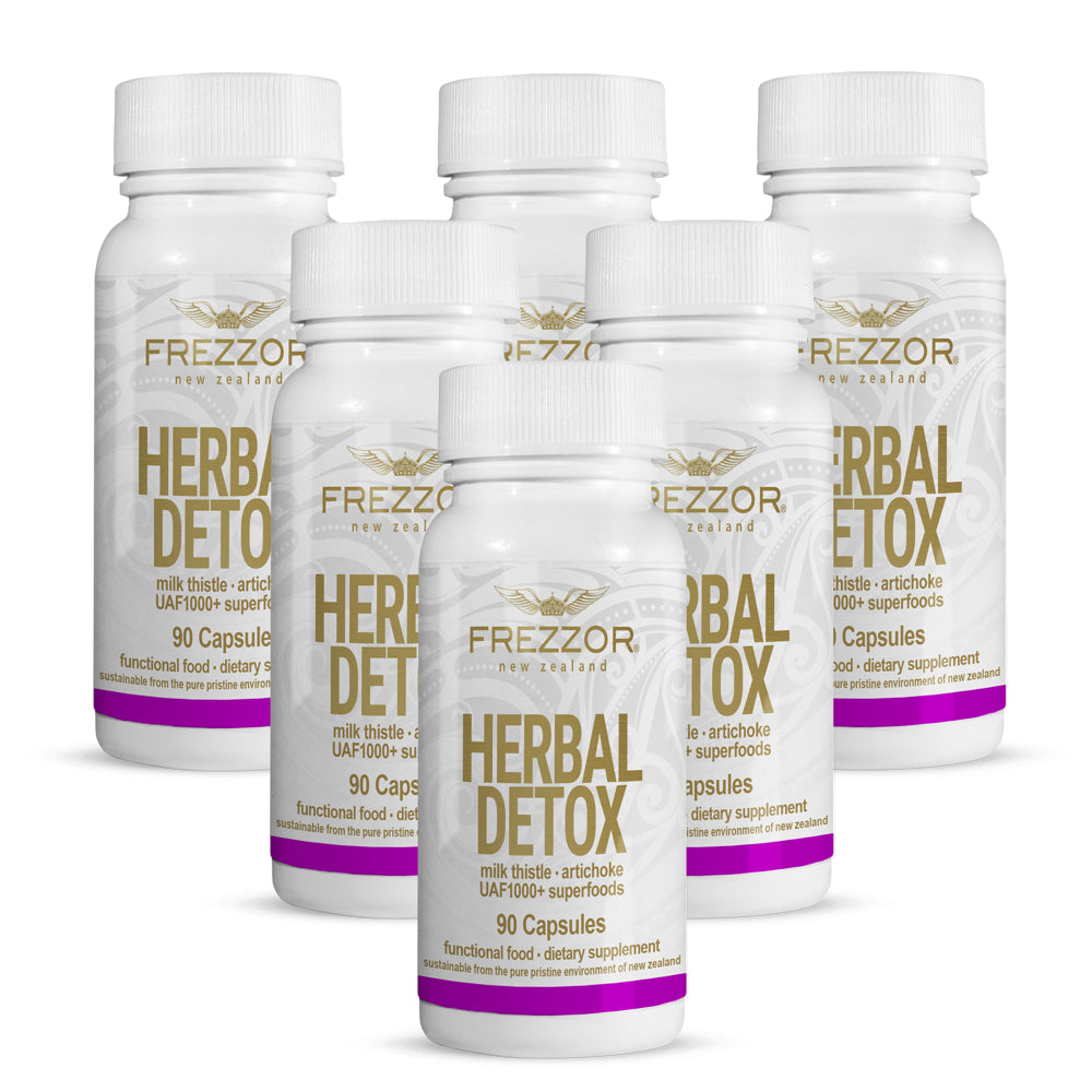 FREZZOR Milk Thistle Herbal Detox Capsule for Liver and Kidney Health, 540 Count, 6 Bottles