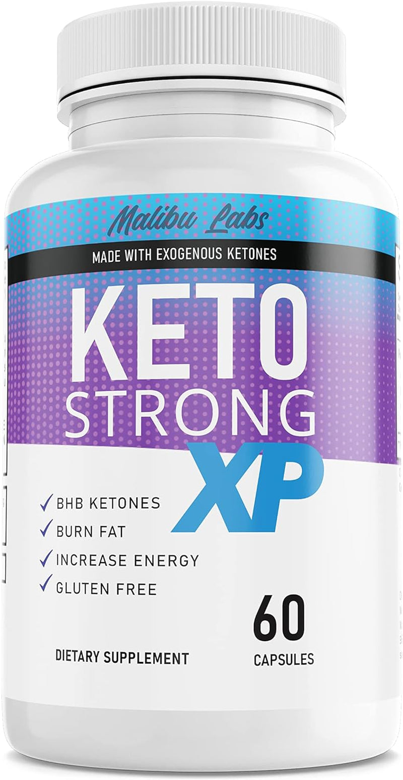 (1 Month) Keto Strong XP, Advanced Formula, Made in the USA, (1 Bottle Pack), 30 Day Supply