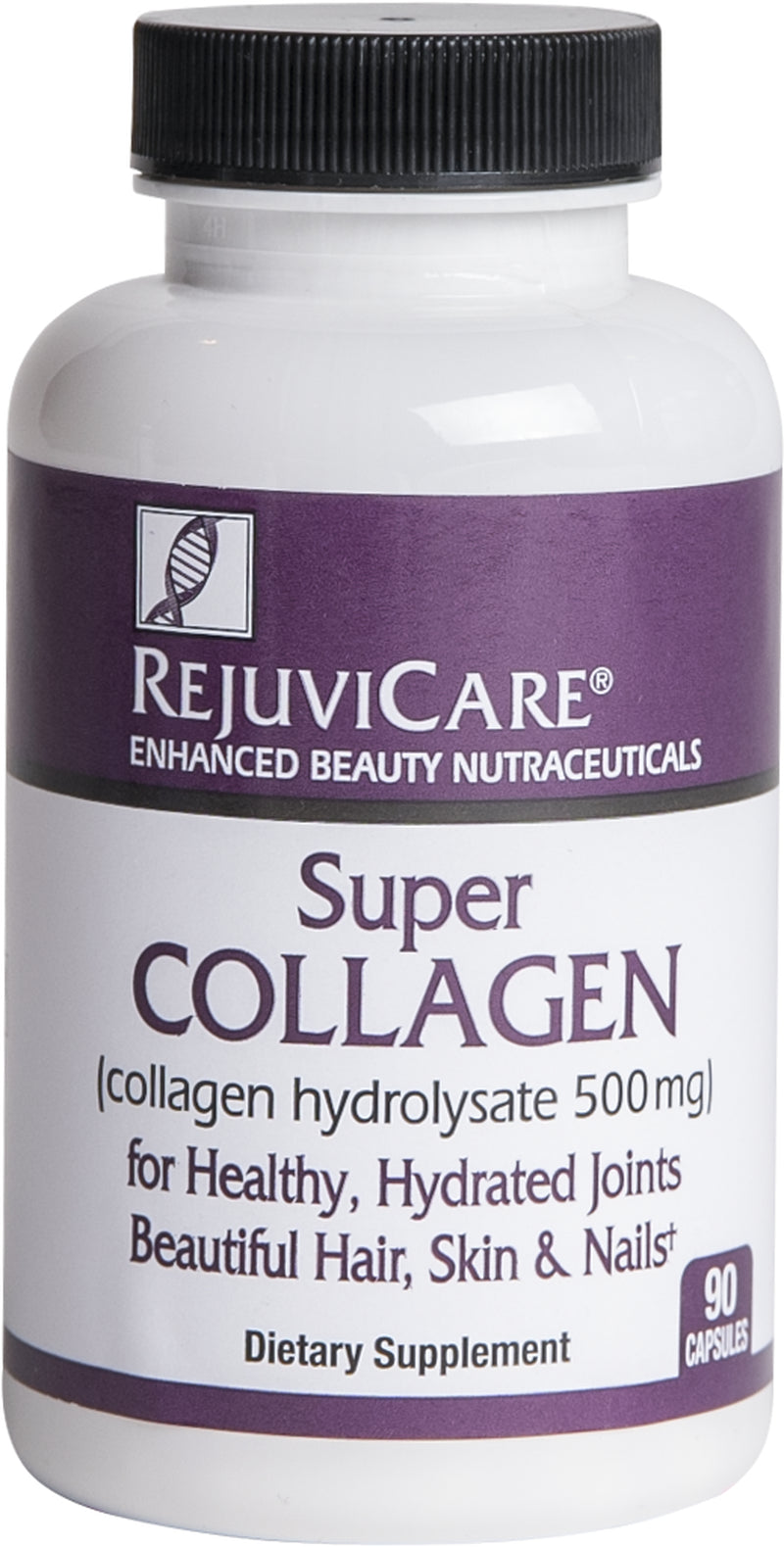 Rejuvicare Super Collagen Capsules for Beauty, Healthy Joints, Hair, Skin, Nails, 90 Servings