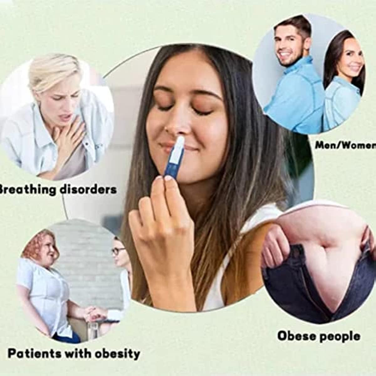 AAOCLO Body Slimming and Detox Aromatherapy Nasal Stick,Improves Skin and Reduces Weight,Aromatherapy Detox Breathe Stick Get in Shape Skin and Reduces Relieving Stress,Color Random