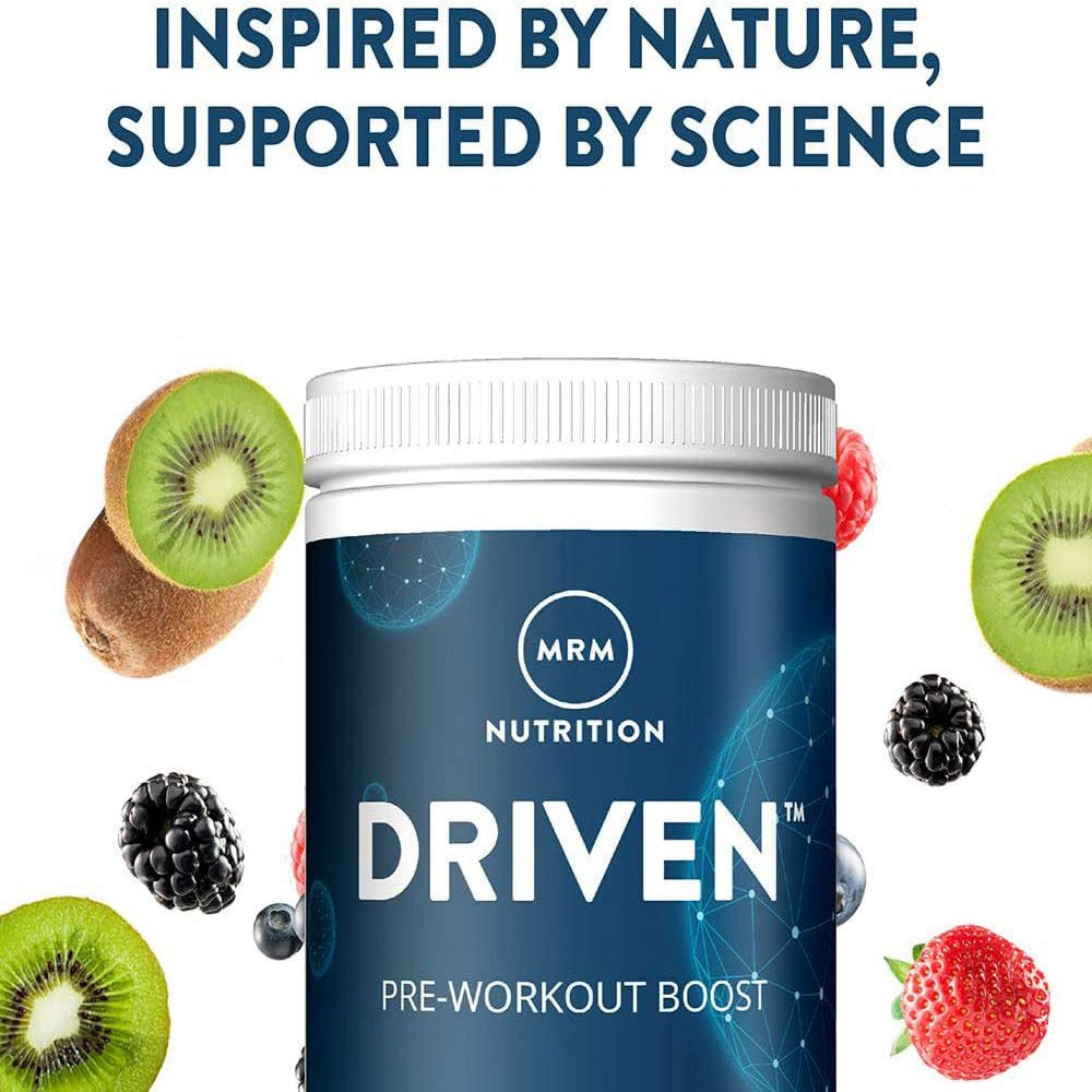 MRM Nutrition DRIVEN, Pre-Workout Boost, Strawberry Kiwi, 12.3 Oz (350 G)