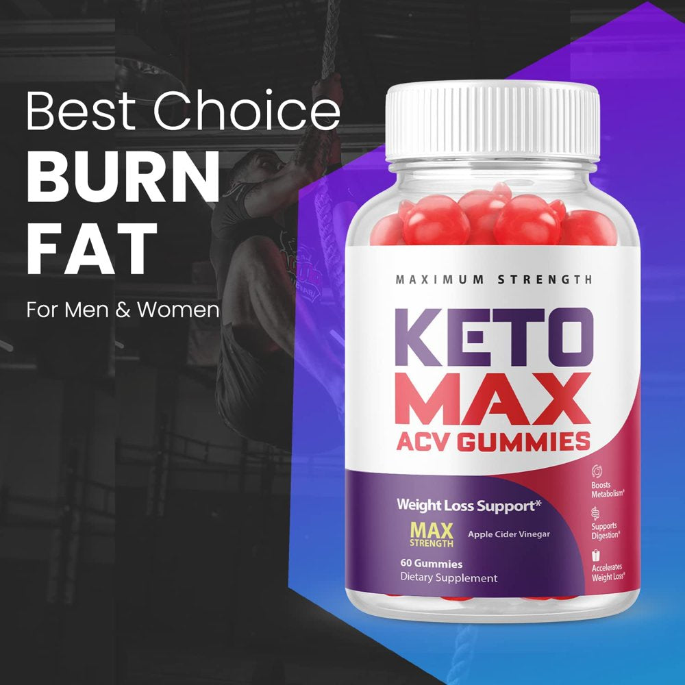 (2 Pack) Keto Max Keto ACV Gummies - Supplement for Weight Loss - Energy & Focus Boosting Dietary Supplements for Weight Management & Metabolism - Fat Burn - 120 Gummies