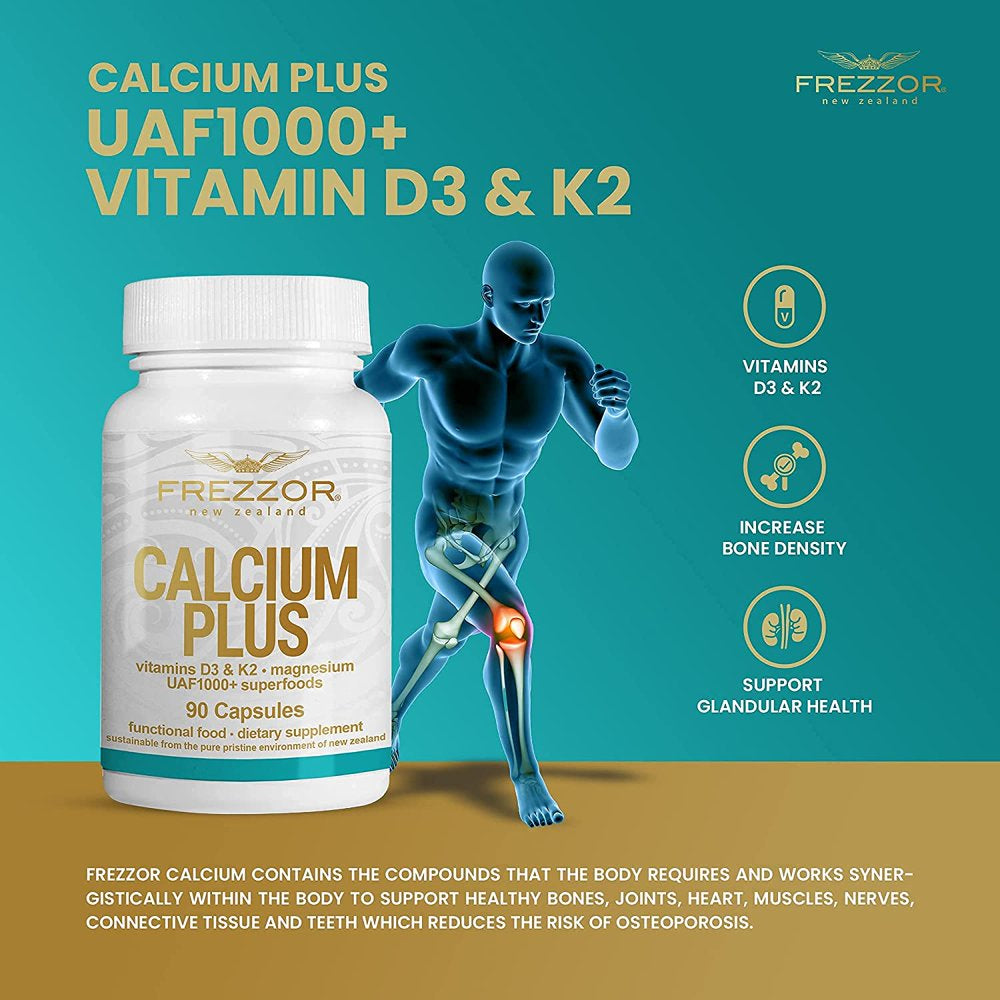 <Span Style="Font-Size: 10.5Pt;">Frezzor Calcium plus Magnesium, Highly Bioavailable Bone Supplement, </Span>Vitamins K2 and D3, 5-Pack, 450 Capsules