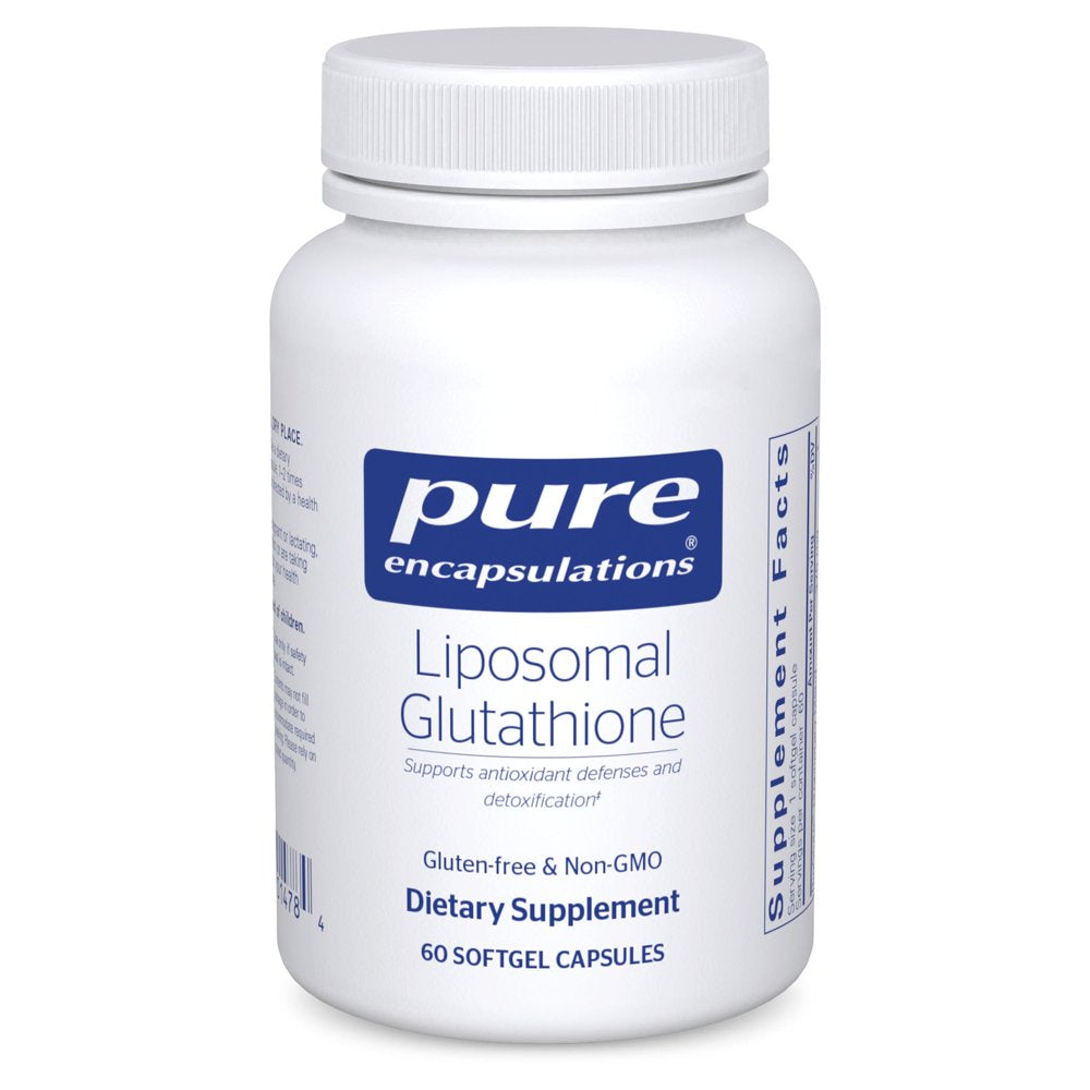 Pure Encapsulations Liposomal Glutathione | Supplement for Immune Support, Liver, Antioxidants, Detoxification, and Free Radicals* | 60 Softgel Capsules