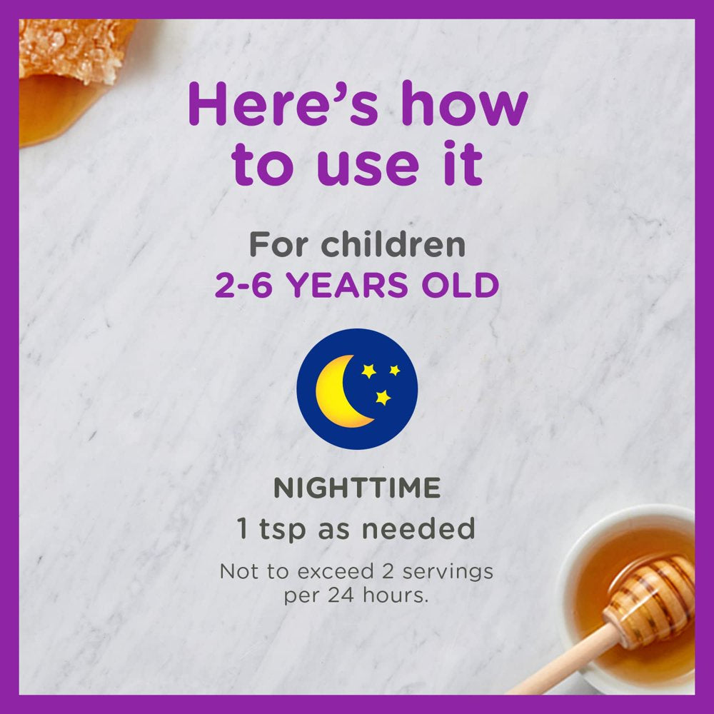 Zarbee’S Kids Cough + Immune Nighttime for Children 2-6 (Pack of 20)