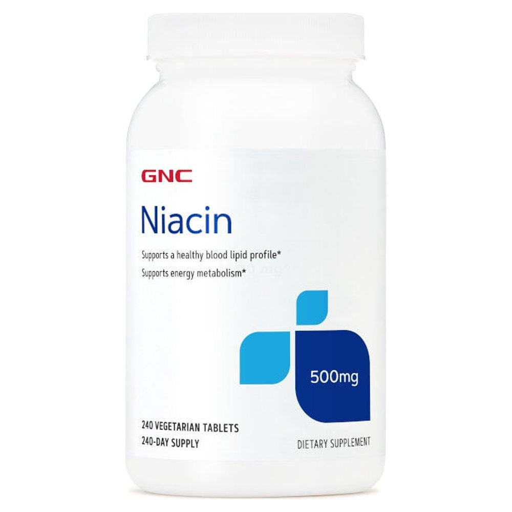 GNC Niacin - 500 Mg, 240 Vegetarian Tablets