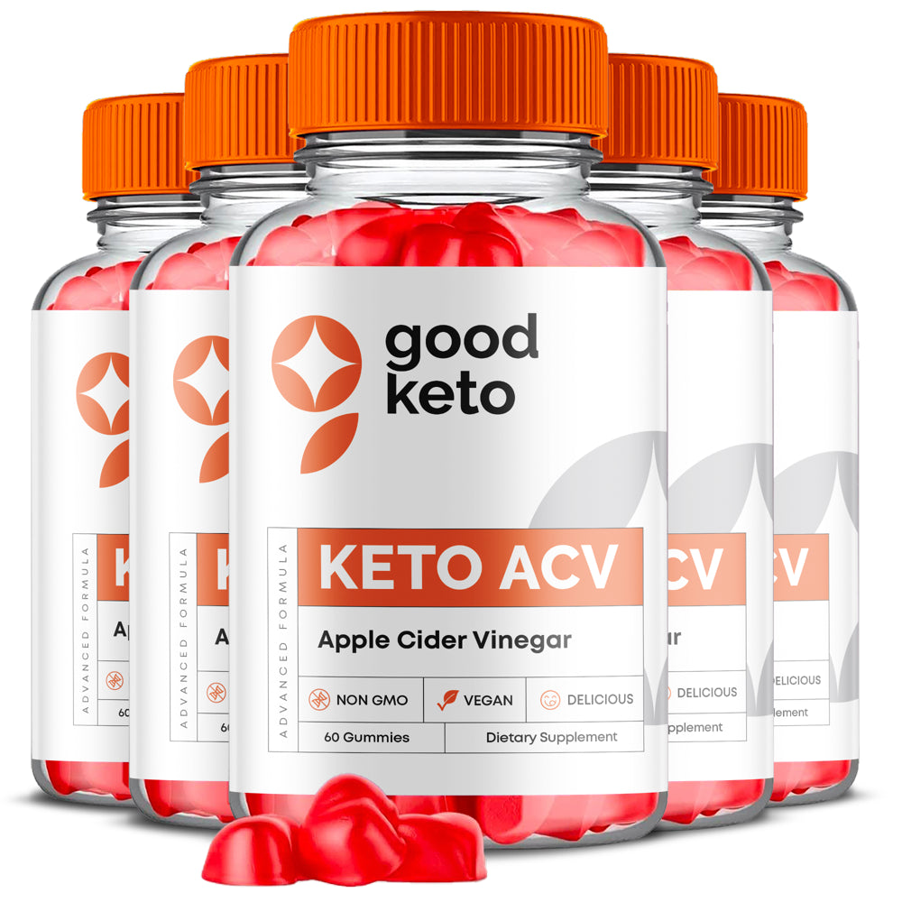 (5 Pack) Good Keto ACV Gummies - Supplement for Weight Loss - Energy & Focus Boosting Dietary Supplements for Weight Management & Metabolism - Fat Burn - 300 Gummies