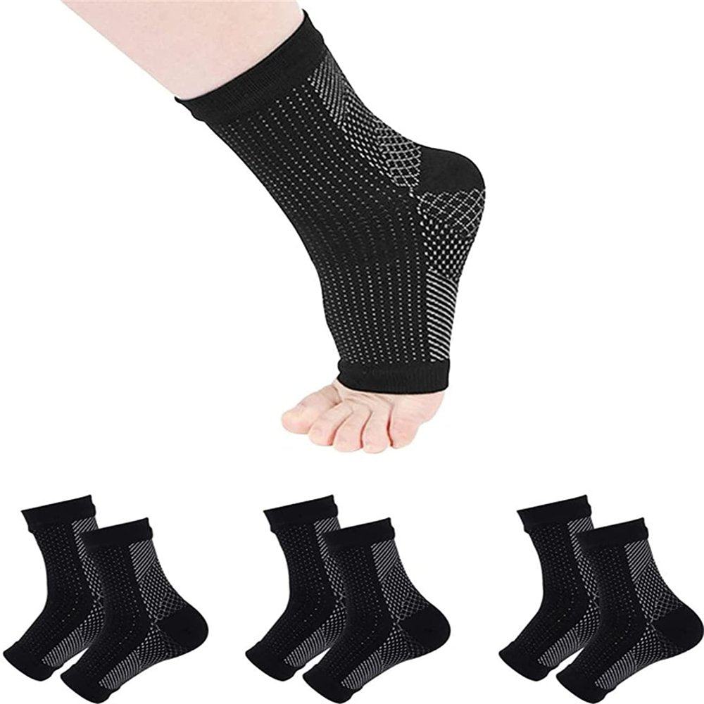 3Pairs Amrelieve Soothesocks, Soothesocks for Neuropathy, anti Fatigue Compression Foot Sleeves