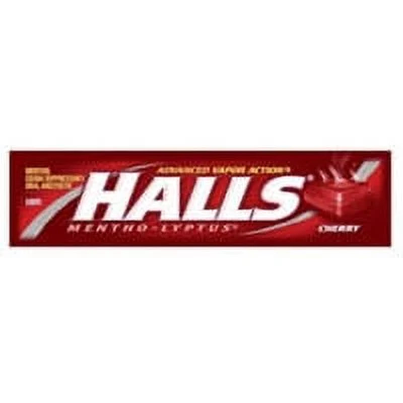 Halls Cough Drops Cherry Stick - 9 Sticks/Pack, 20 Packs/Case, 6 Pack