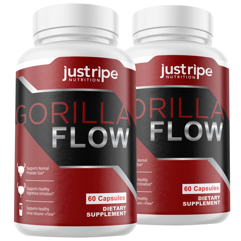 2 Pack Gorilla Flow Capsules Extra Strength Mens Supplement- 60 Capsules