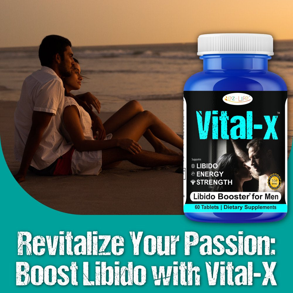 Vital-X Male Testosterone Booster Vitamins 60Ct Endurance Stamina Booster 60Ct by America'S Best Deals