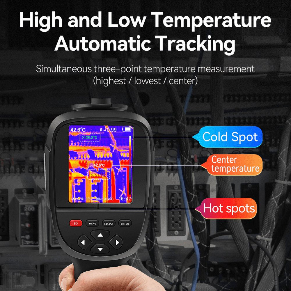 A-BF RX-500 & Hti Ht-H18+Infrared Thermal Imager Handheld Thermometer USB Thermal Imaging Camera Floor Pipe IR Tester