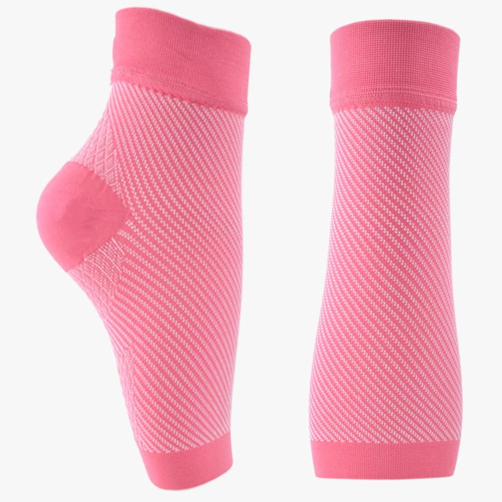 Upgraded Women Men Sweat Absorption Non-Slip Nylon Foot Protection Elasticity Compression Ankle Socks Comprex Ankle Sleeves Neuropathy Socks Soothe Relief Compression Socks BLACK XL